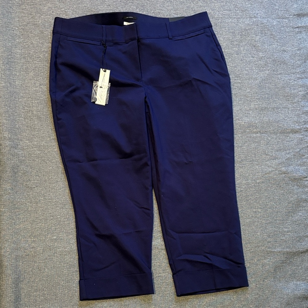 Lane Bryant Navy Cropped Pants